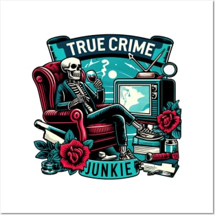 True Crime Junkie Funny Murderino Crime Lover Posters and Art